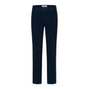 Donkerblauwe Katoenen Broek Brax , Blue , Heren