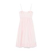 Lichtroze Jurk Ganni , Pink , Dames