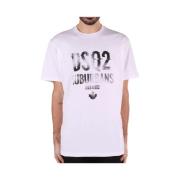 Stijlvol T-shirt voor mannen Dsquared2 , White , Heren