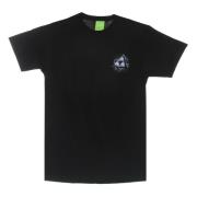 Zwarte Triple Triangle Tee Heren T-shirt HUF , Black , Heren