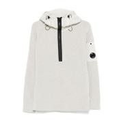 Gebreide hoodie C.p. Company , White , Heren