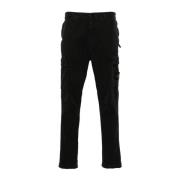 Badge Compass Broek Stone Island , Black , Heren