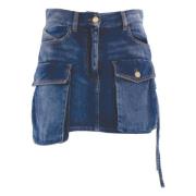 Blauwe Stijlvolle Rok Relish , Blue , Dames