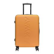 Reistassen en Trolleys K-Way , Orange , Unisex