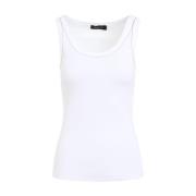 Witte Tank Top Fabiana Filippi , White , Dames