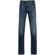 Slim Fit Denim Jeans Emporio Armani , Blue , Heren