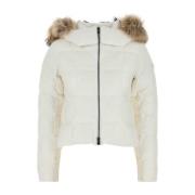 Stijlvolle witte nylon donsjack Tatras , White , Dames