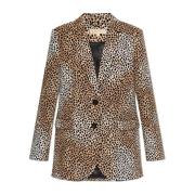 Blazer met dierenprint Michael Kors , Multicolor , Dames