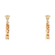 Earrings Versace , Yellow , Dames