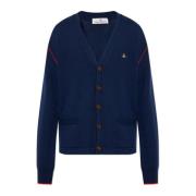 Cardigan met Cashmere Mix Vivienne Westwood , Blue , Heren