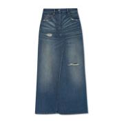 Denim rok met vintage effect MM6 Maison Margiela , Blue , Dames