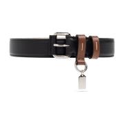 Leren riem Maison Margiela , Black , Unisex