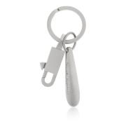 Sleutelhanger met logo Rick Owens , Gray , Unisex