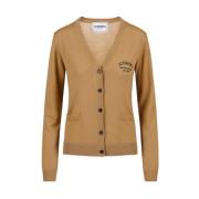 Kleine wollen vest met logo Iceberg , Beige , Dames