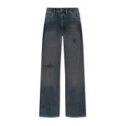 Jeans met vintage-effect MM6 Maison Margiela , Blue , Dames