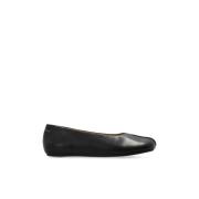 Leren Ballerina`s MM6 Maison Margiela , Black , Dames