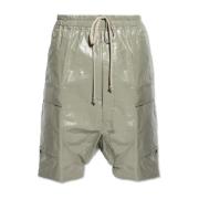 Bermuda Shorts Cargo Pods Rick Owens , Green , Heren