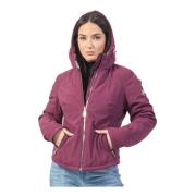 Bordeaux Softshell Hoodie Jas YES ZEE , Red , Dames