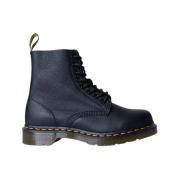 Zwarte Leren Laarzen Dames Collectie Dr. Martens , Black , Dames