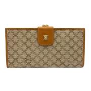 Pre-owned Canvas wallets Celine Vintage , Beige , Dames