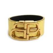 Pre-owned Metal bracelets Balenciaga Vintage , Yellow , Dames