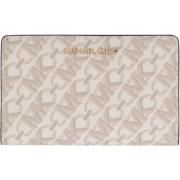 Portemonnee van Logo Print Stof met Drukknoopsluiting Michael Kors , B...