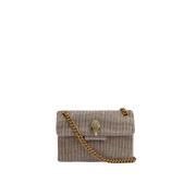 Beige Mini Kensington V Handtas Kurt Geiger , Beige , Dames