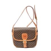 Pre-owned Canvas celine-bags Celine Vintage , Brown , Dames