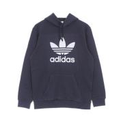 Trefoil Lichtgewicht Hoodie Navy/Wit Adidas , Blue , Heren