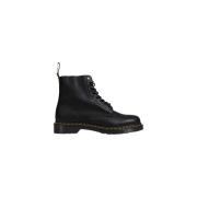 Zwarte Leren Laarzen voor Mannen Dr. Martens , Black , Heren