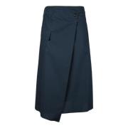 Katoenen Casual Rok Woolrich , Blue , Dames