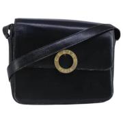 Pre-owned Leather shoulder-bags Celine Vintage , Black , Dames