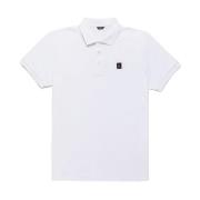 Wit Poloshirt met Geborduurd Logo RefrigiWear , White , Heren