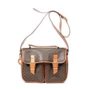 Pre-owned Canvas celine-bags Celine Vintage , Brown , Dames