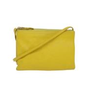 Pre-owned Leather celine-bags Celine Vintage , Yellow , Dames