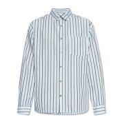 Shirt met streepjespatroon A.p.c. , Blue , Heren