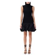 Mini Ballon Rok Jurk Rotate Birger Christensen , Black , Dames