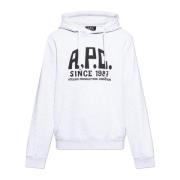 Hoodie A.p.c. , Gray , Heren