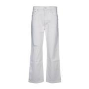 Casual Herenbroek in Zwart Tommy Jeans , White , Dames