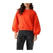 Hart Sweater voor Stijlvolle Vrouwen Ydence , Orange , Dames