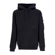 Zwarte Engineered Fleece Hoodie Lange Mouw Jordan , Black , Heren