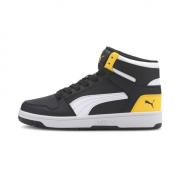 Rebound Layup Sneakers Zwart Wit Puma , Multicolor , Heren