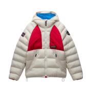 Pufferjas voor stijlvolle winterlook Napapijri , White , Heren