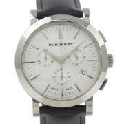 Pre-owned Stainless Steel watches Burberry Vintage , Gray , Heren