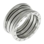 Pre-owned White Gold rings Bvlgari Vintage , Gray , Dames