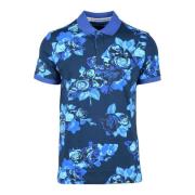 Katoen Elastaan T-shirt Bikkembergs , Blue , Heren