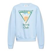 Gedrukte sweatshirt Casablanca , Blue , Heren