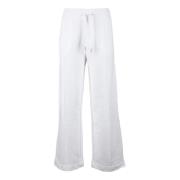 Katoenen Casual Broek Woolrich , White , Dames