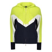 Gebreide volledige ritssluiting hoodie met verstelbare capuchon Lorena...