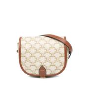 Pre-owned Fabric celine-bags Celine Vintage , White , Dames